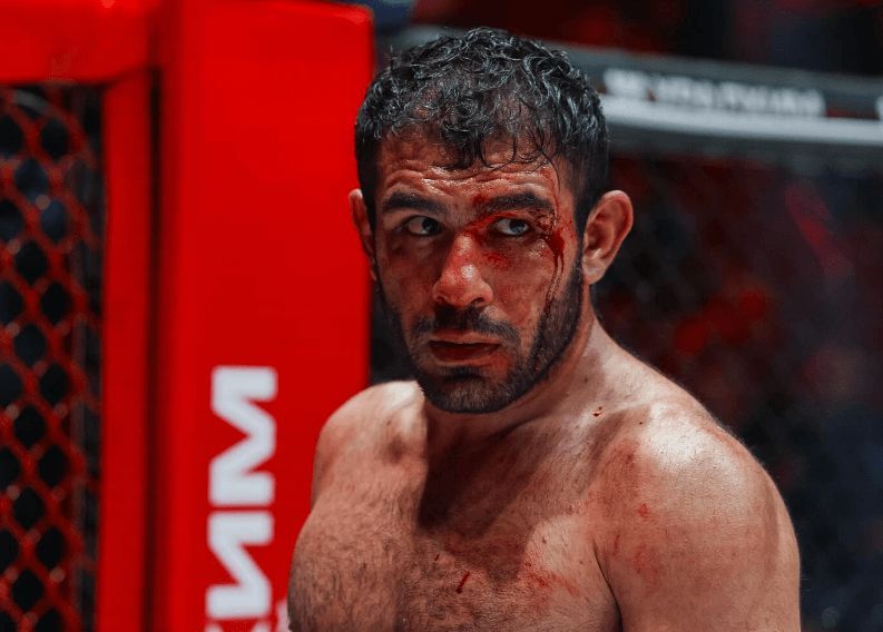  El luchador iraní Ali Heibati (Foto:@ali_heibatiii)