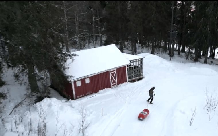 Juancar Gimeno, en la Arctic Ultra