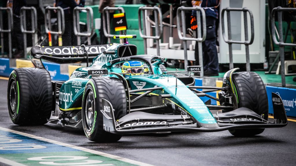  Fernando Alonso, en su monoplaza.