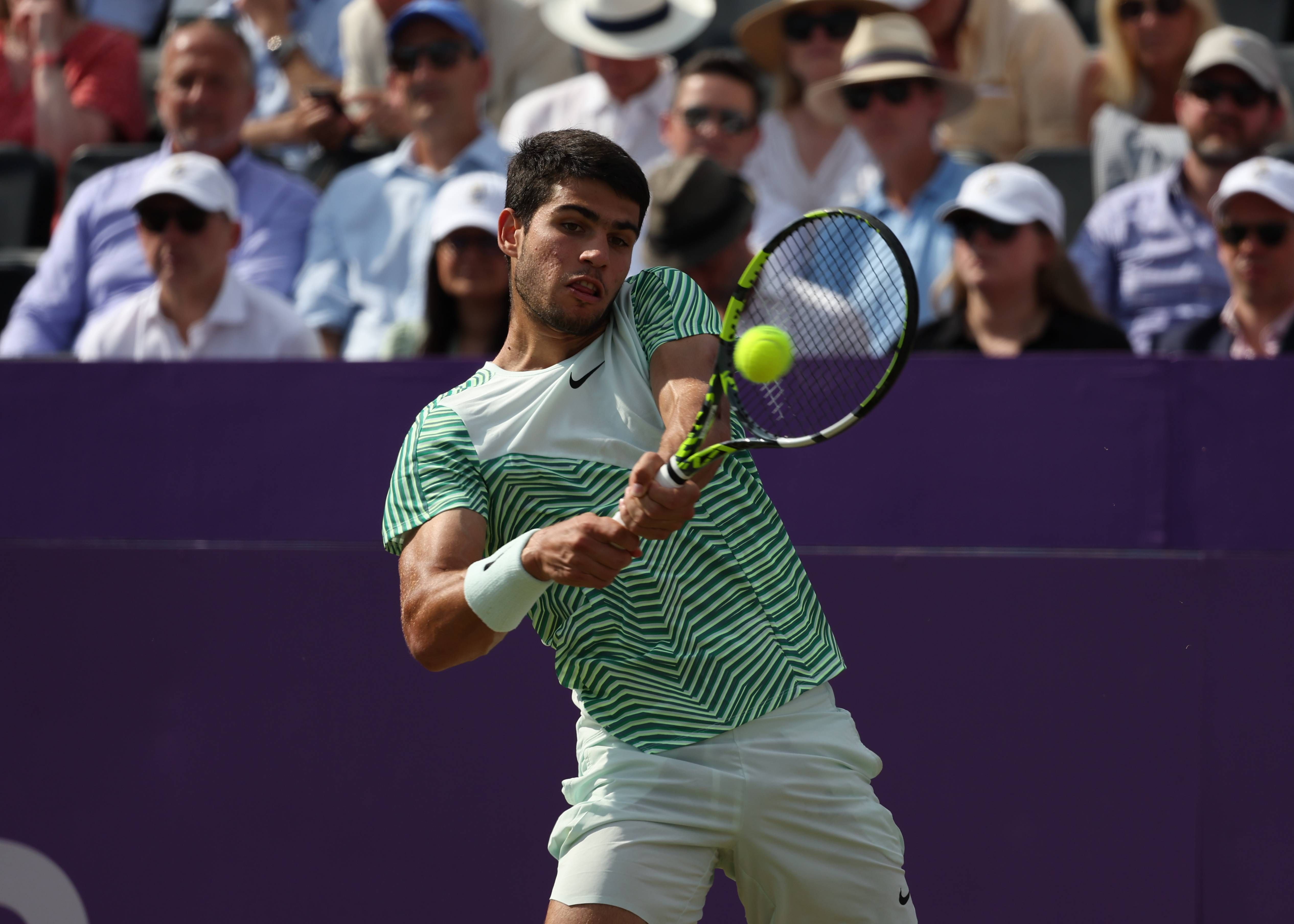  Carlos Alcaraz en el torneo de Queen's