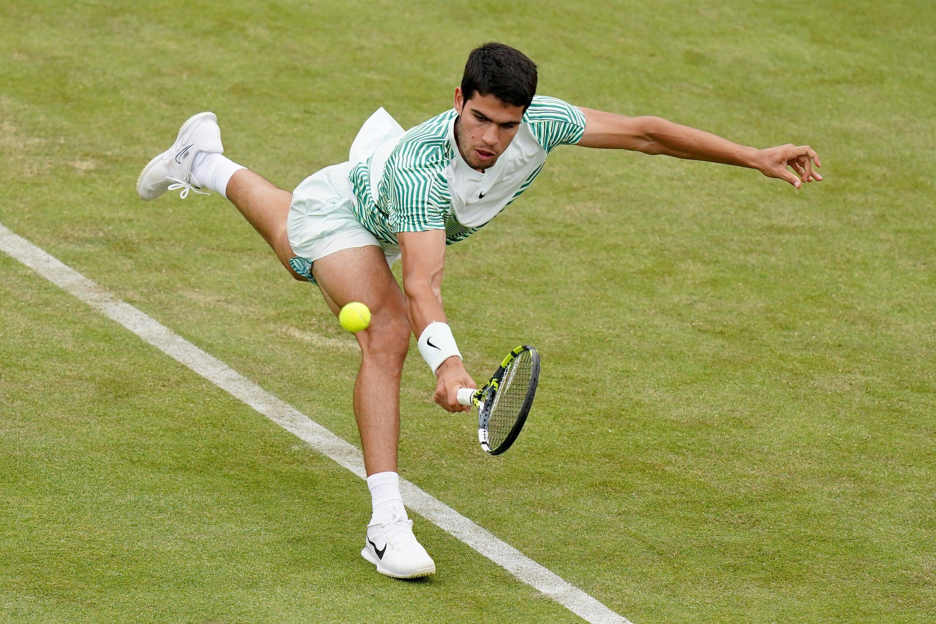  Carlos Alcaraz, en Queen's.