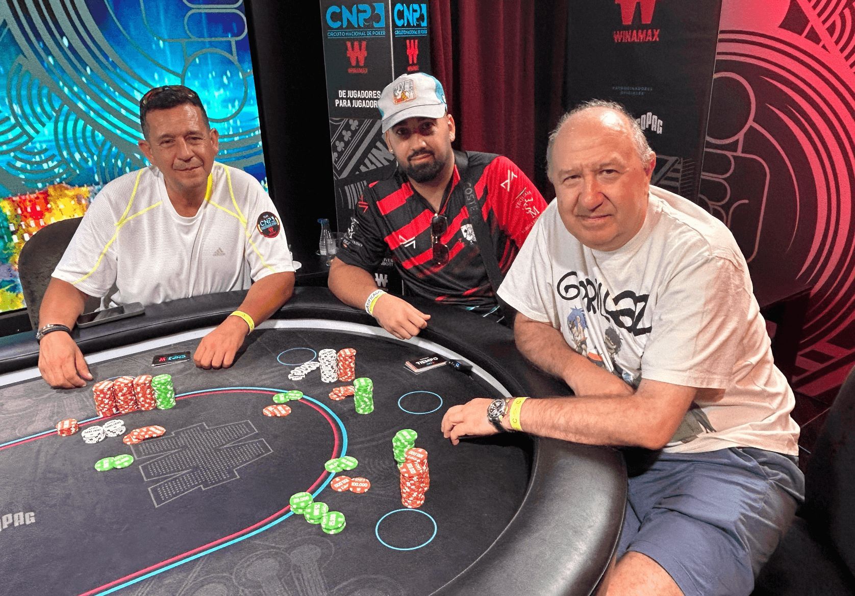  Carlos García, Sergio Mohedano y Ángel Blanco