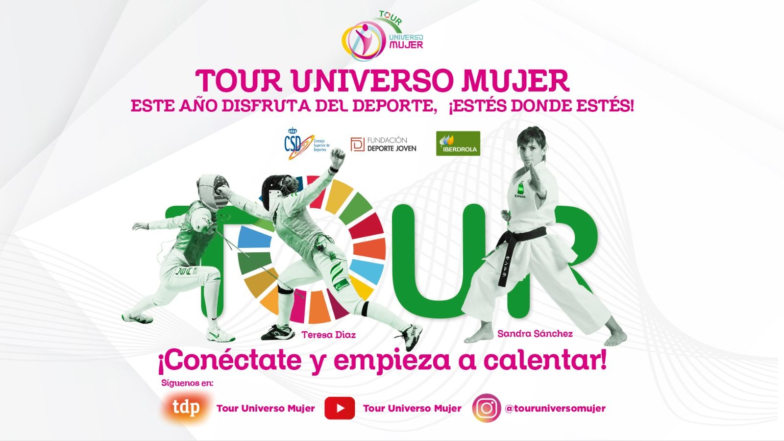 Cartel de la versión digital del Tour Universo Mujer.