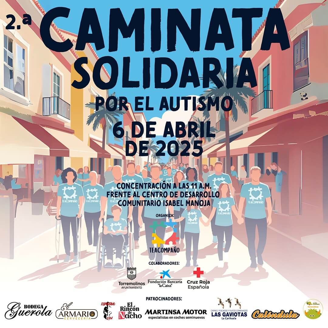 Cartel de la II Caminata Solidaria.
