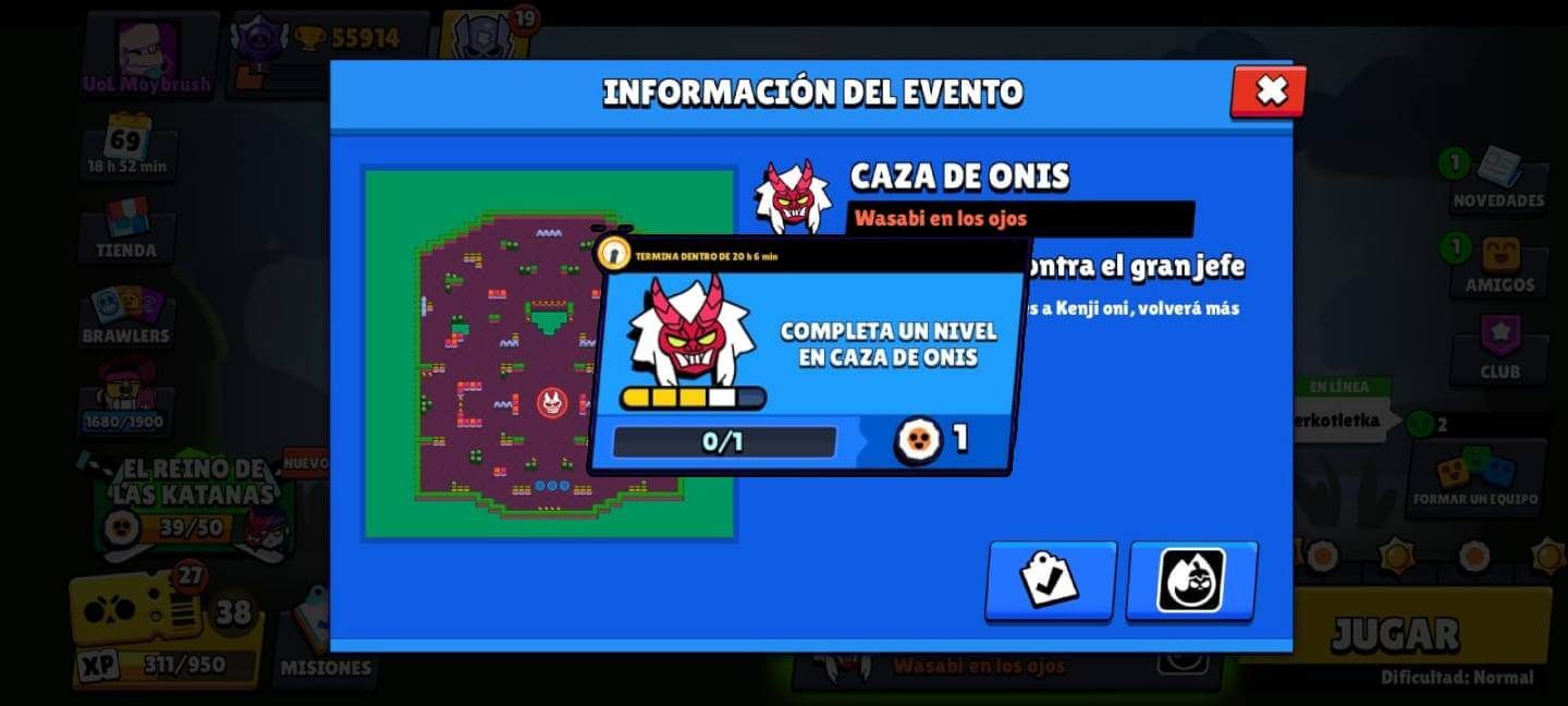  Las misiones de Caza de Onis se reinician cada día en Brawl Stars, con más sushi gratis