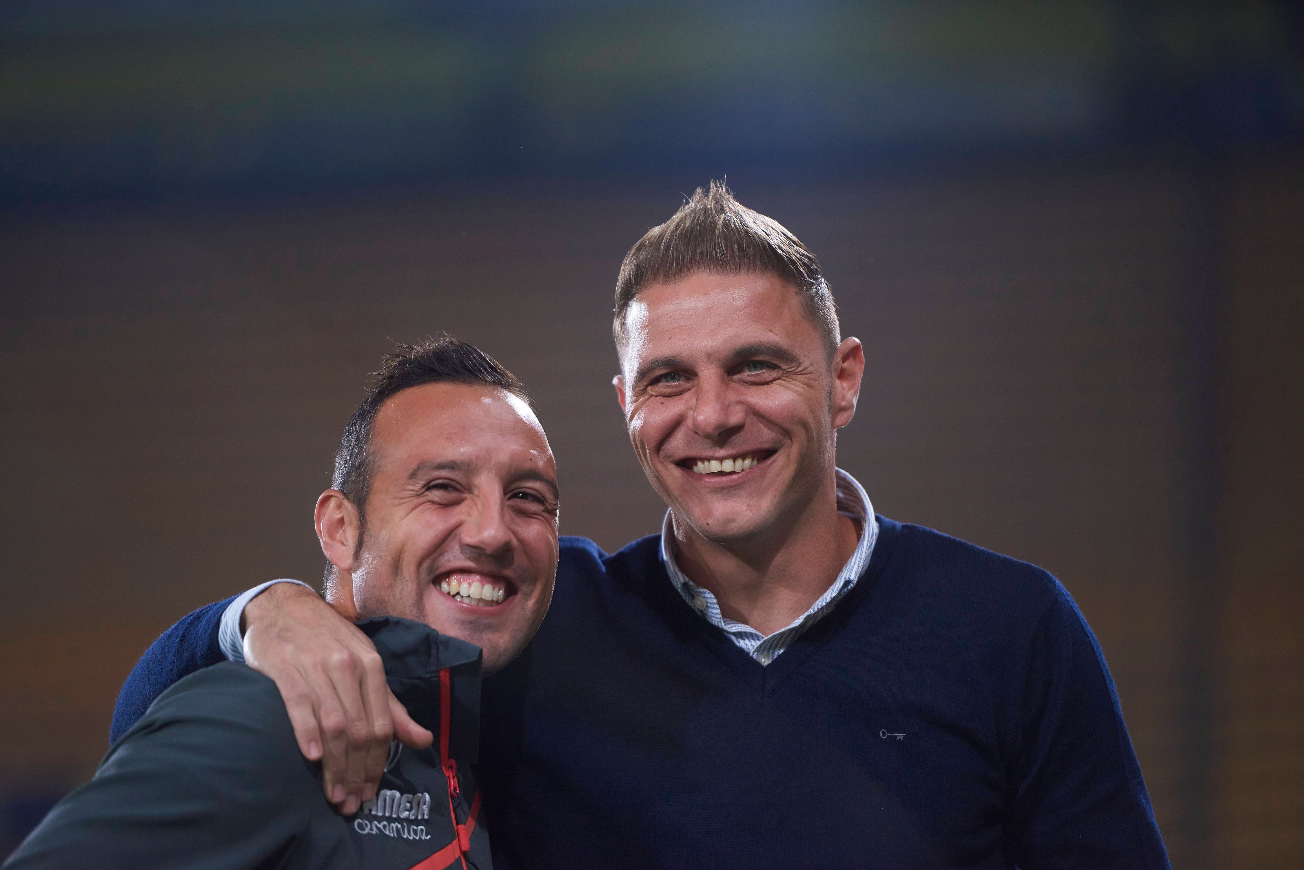  Cazorla y Joaquín, dos buenos amigos.