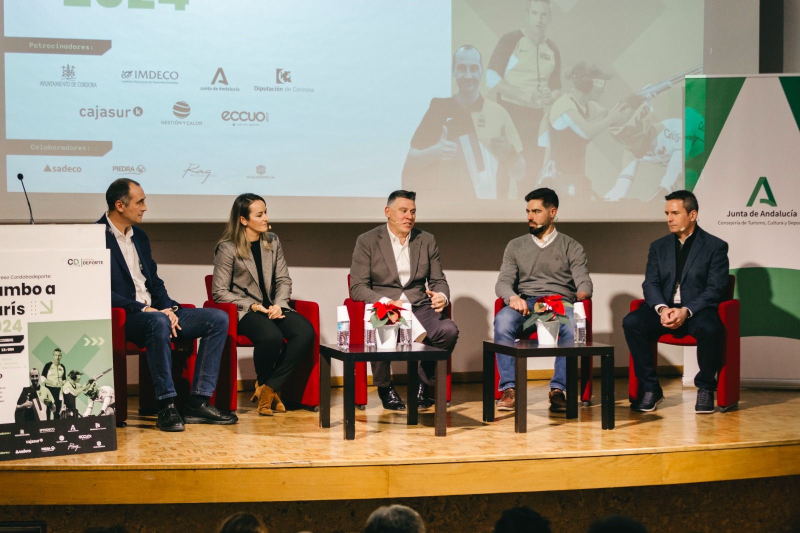  César Montes, Fátima Gálvez, Alfonso Cabello y Antonio Conde.