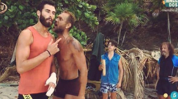  Nacho Vidal en una de sus discusiones en Supervivientes