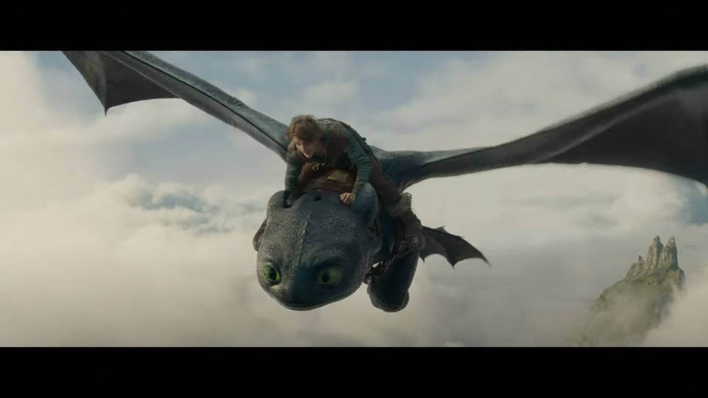 El 'test drive' de Cómo Entrenar a tu Dragón en imagen real