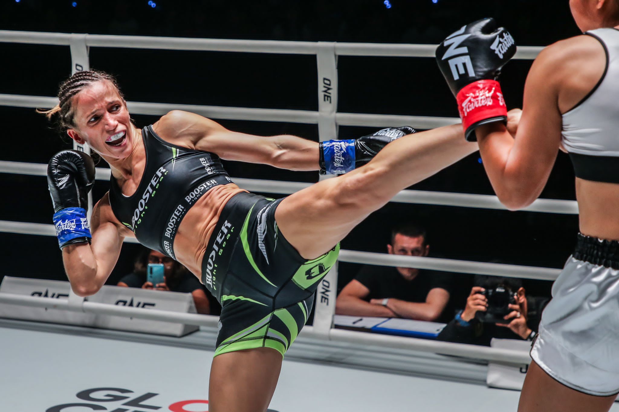  Cristina Morales durante su pelea en Bangkok