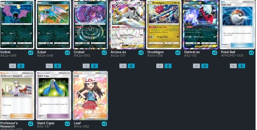  Darkrai acompaña el daño de Crobat.