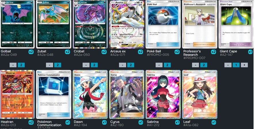  Heatran es el curioso colega para sumar junto a Arceus en este deck.