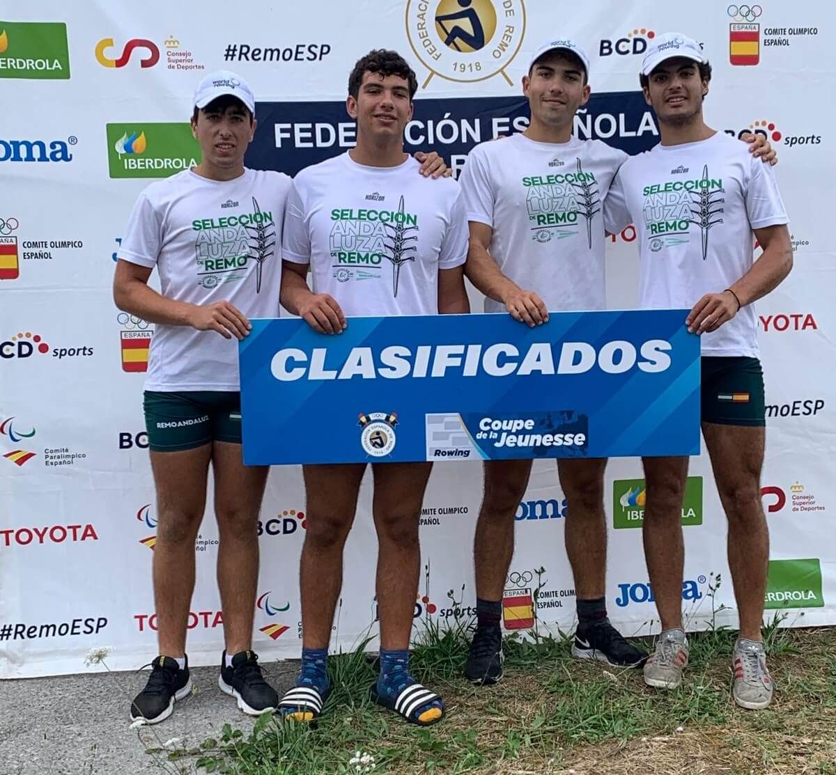 Los remeros clasificados para la disputa de la Copa Juventud.