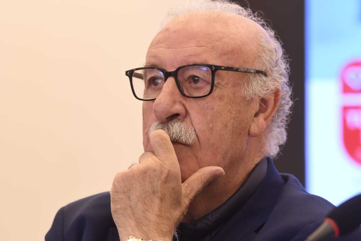  Vicente del Bosque, este lunes en Sevilla.