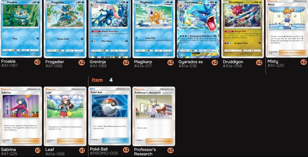 La alternancia con Gyarados EX hace que sea uno de los mejores decks con esta nueva carta.