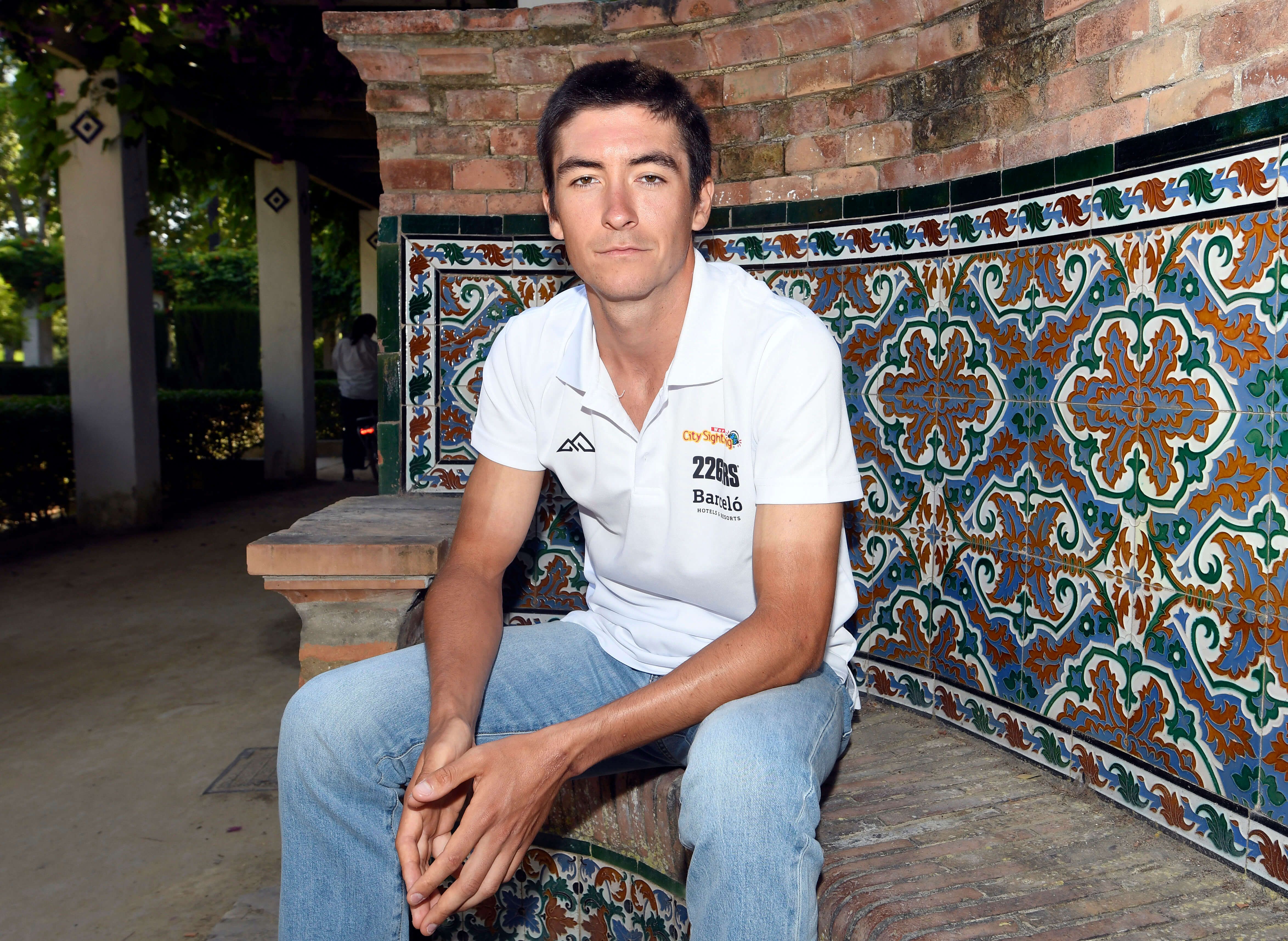  Paco de la Paz, en el Parque de María Luisa.