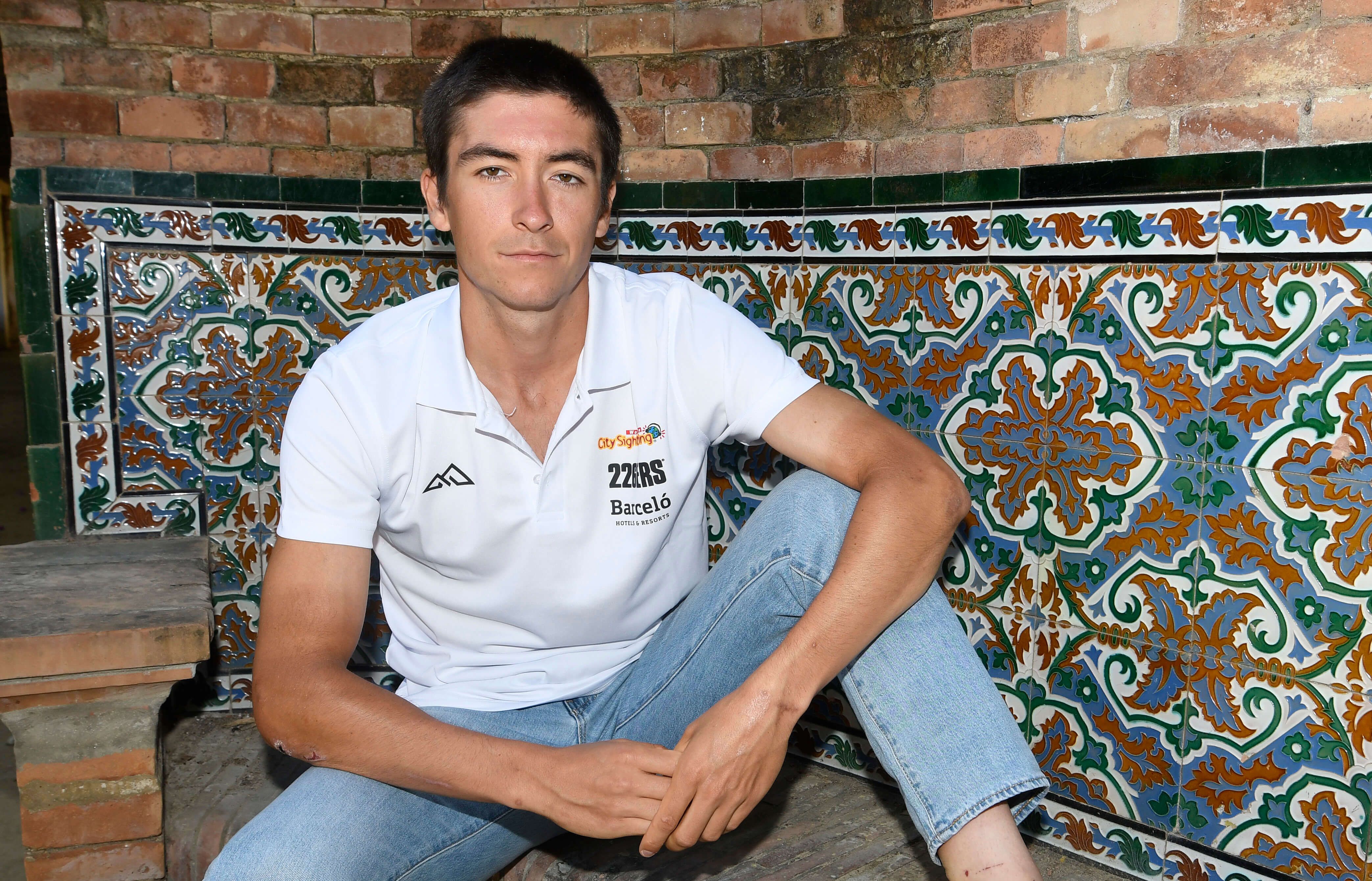  Paco de la Paz, en el Parque de María Luisa.