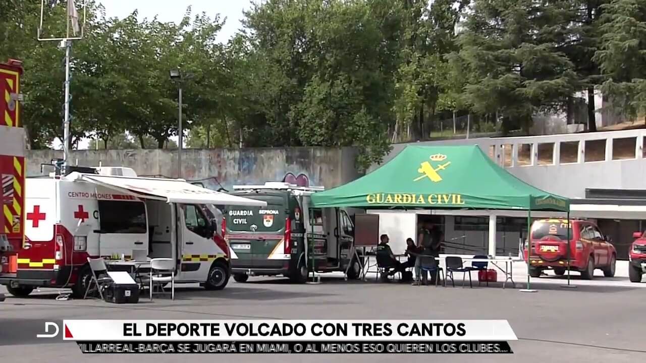  El deporte, volcado con los afectados por el incendio de Tres Cantos