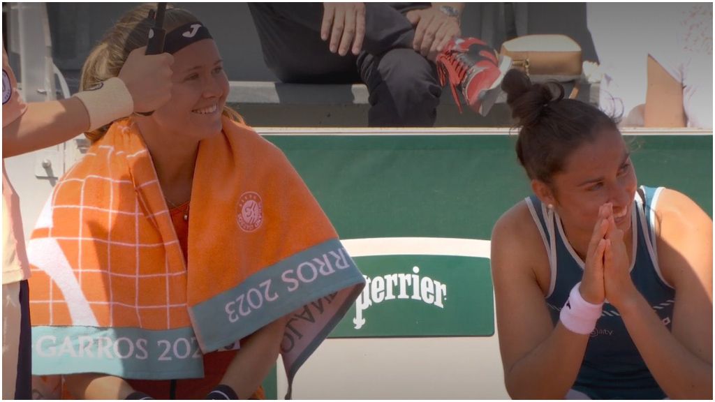 El gesto polémico de Sara y Bouzkova