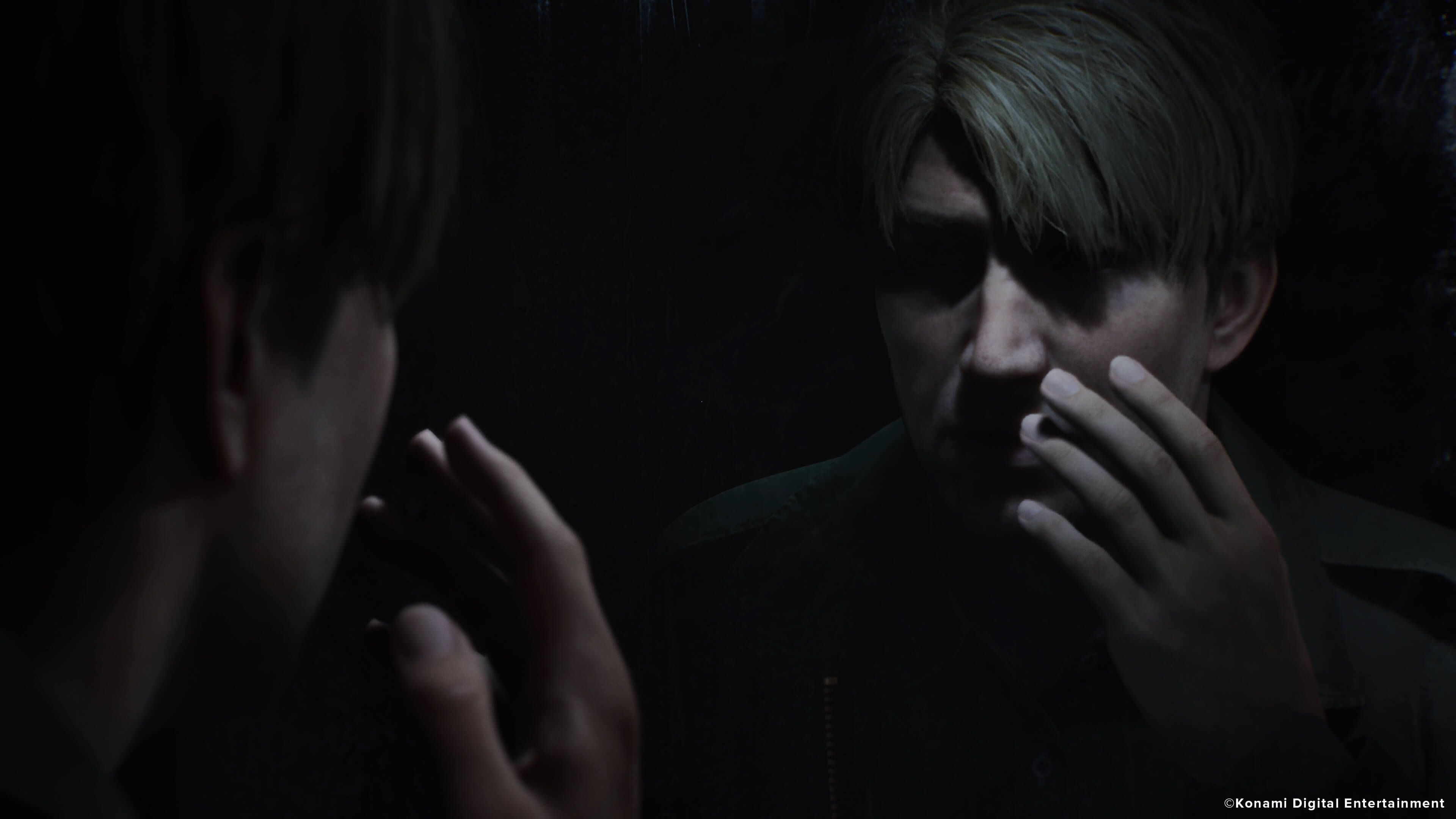 La icónica escena inicial de Silent Hill 2.