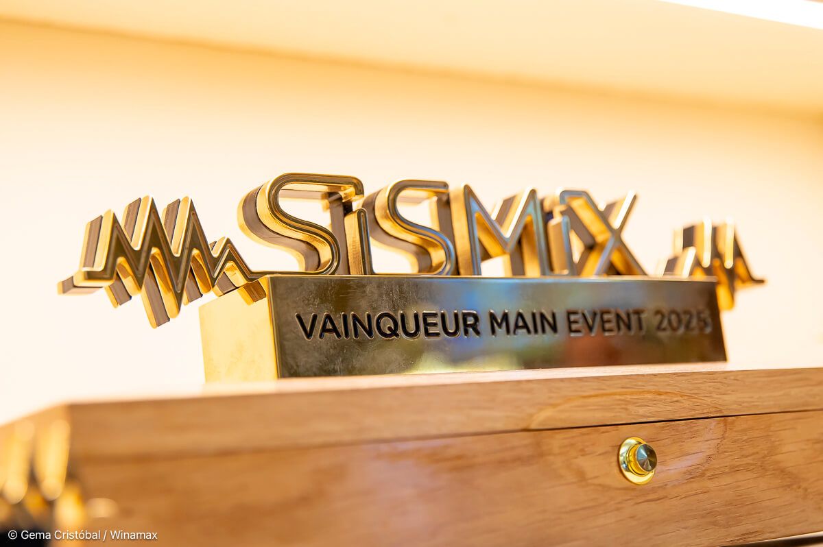 El trofeo que acredita al ganador del Sismix