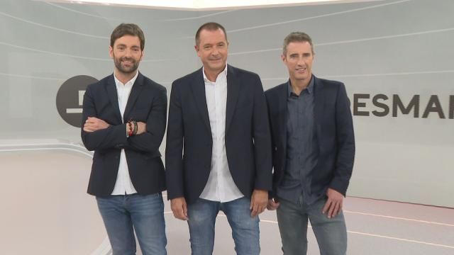 Ricardo Reyes, Manu Carreño y Joseba Larrañaga.