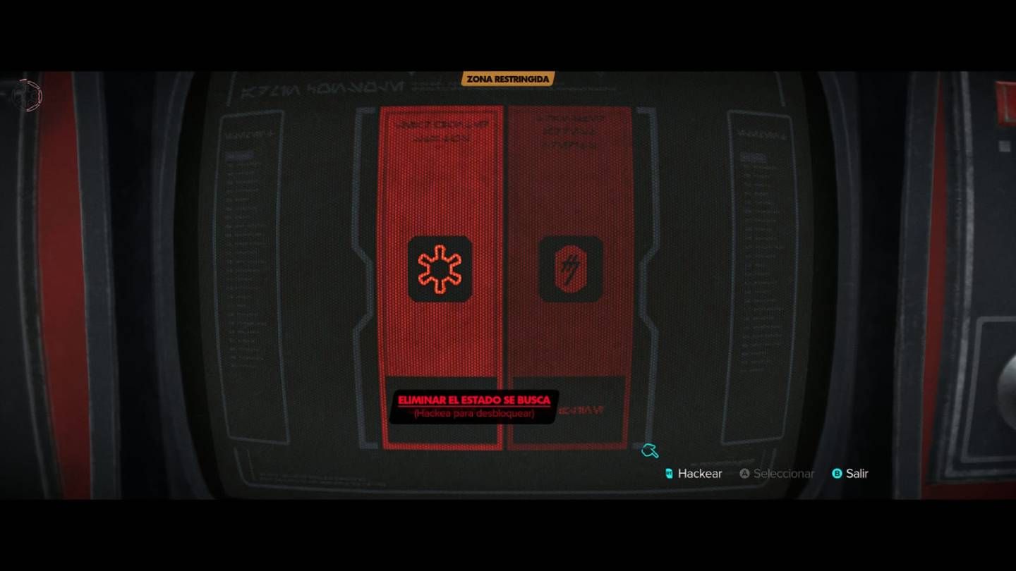  Eliminar el estado de Se Busca en Star Wars Outlaws