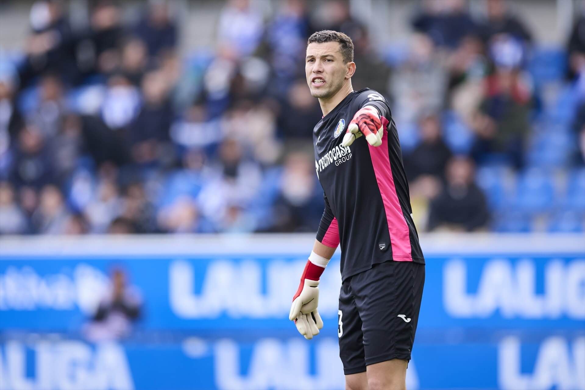  David Soria, en el Alavés-Getafe.