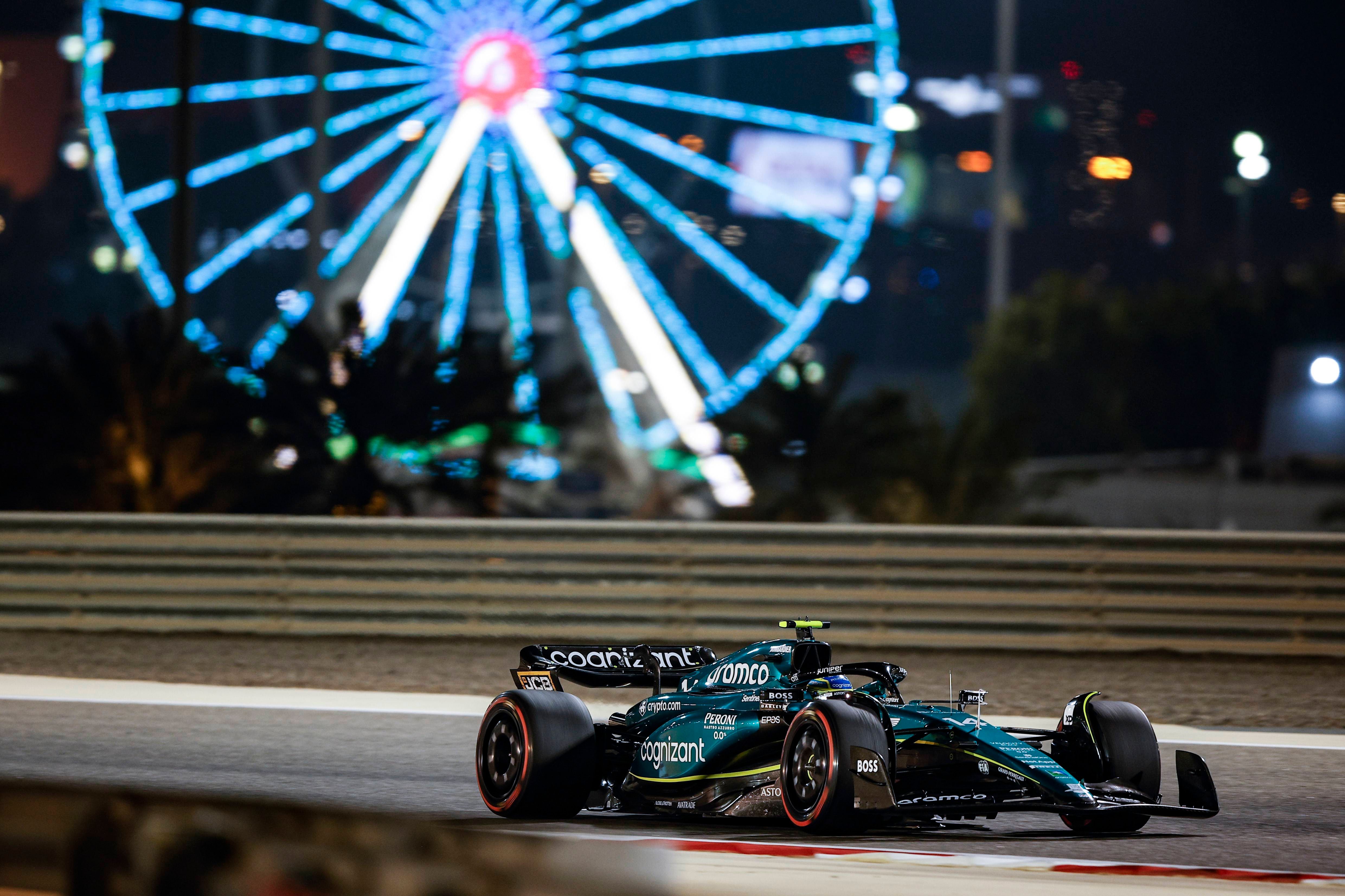  Fernando Alonso, en los libres de Baréin.