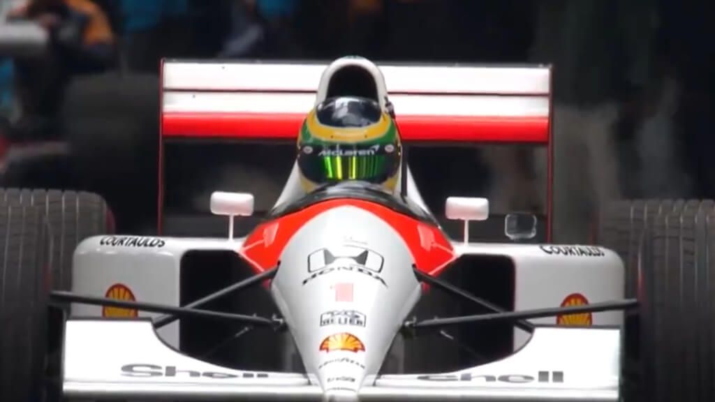  El McLaren de Ayrton Senna, en el Festival GoodWood.