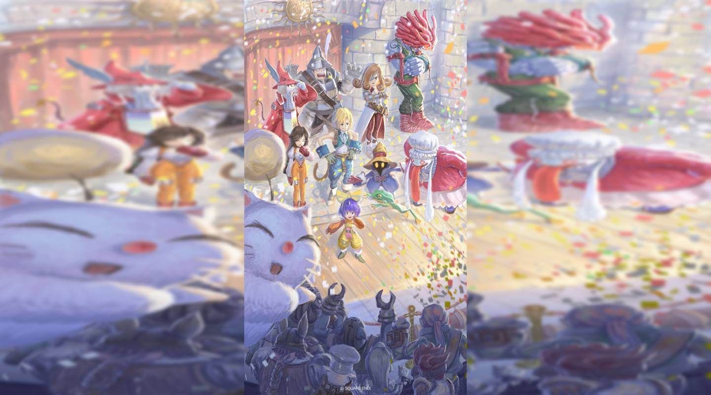 El nuevo diseño para el calendario de Final Fantasy IX