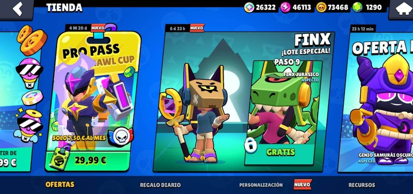  La oferta de acceso anticipado de Finx en Brawl Stars