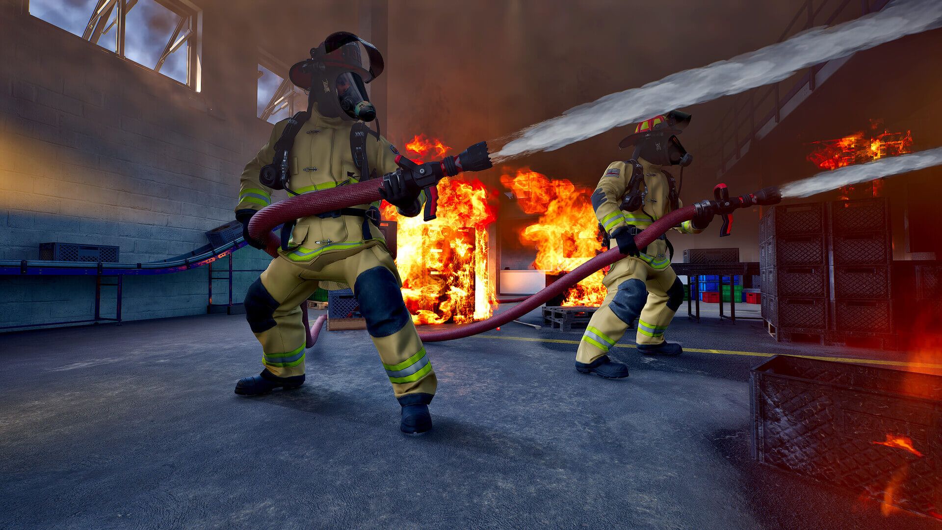  Firefighting Simulator: Ignite: entre bomberos no nos pisamos la manguera.