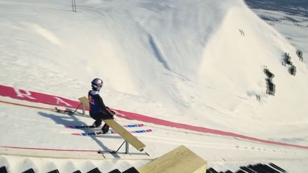 Kobayashi, antes del salto