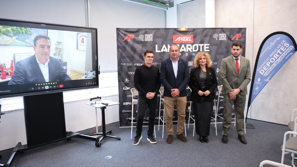 Presentación del Lanzarote Open del A1 Padel