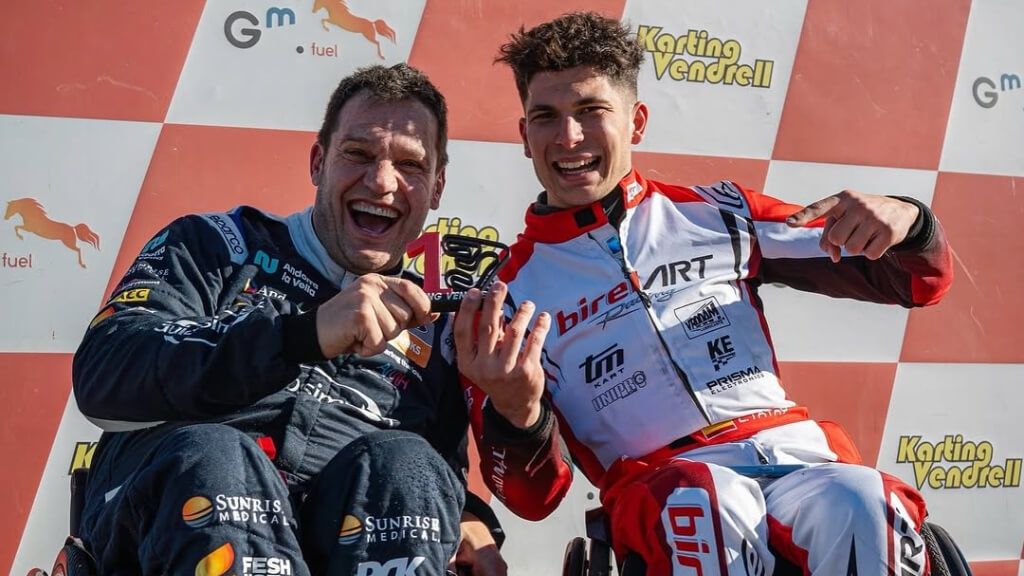  Carlos Tatay, en su nueva etapa como piloto de karts.