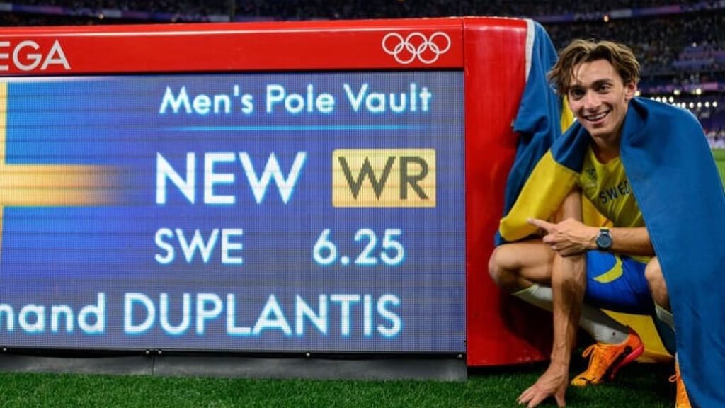  El récord del mundo en salto de pértiga que ha superado "Mondo" Duplantis (foto: Duplantis Insta)