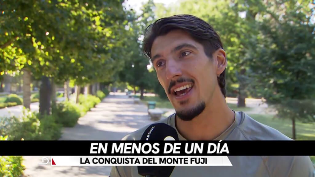 Juancar Gimeno sube cinco veces seguidas al Monte Fuji