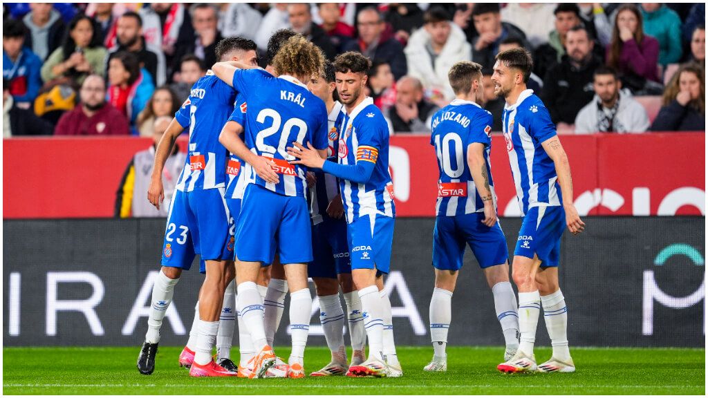  El Espanyol en su último partido.