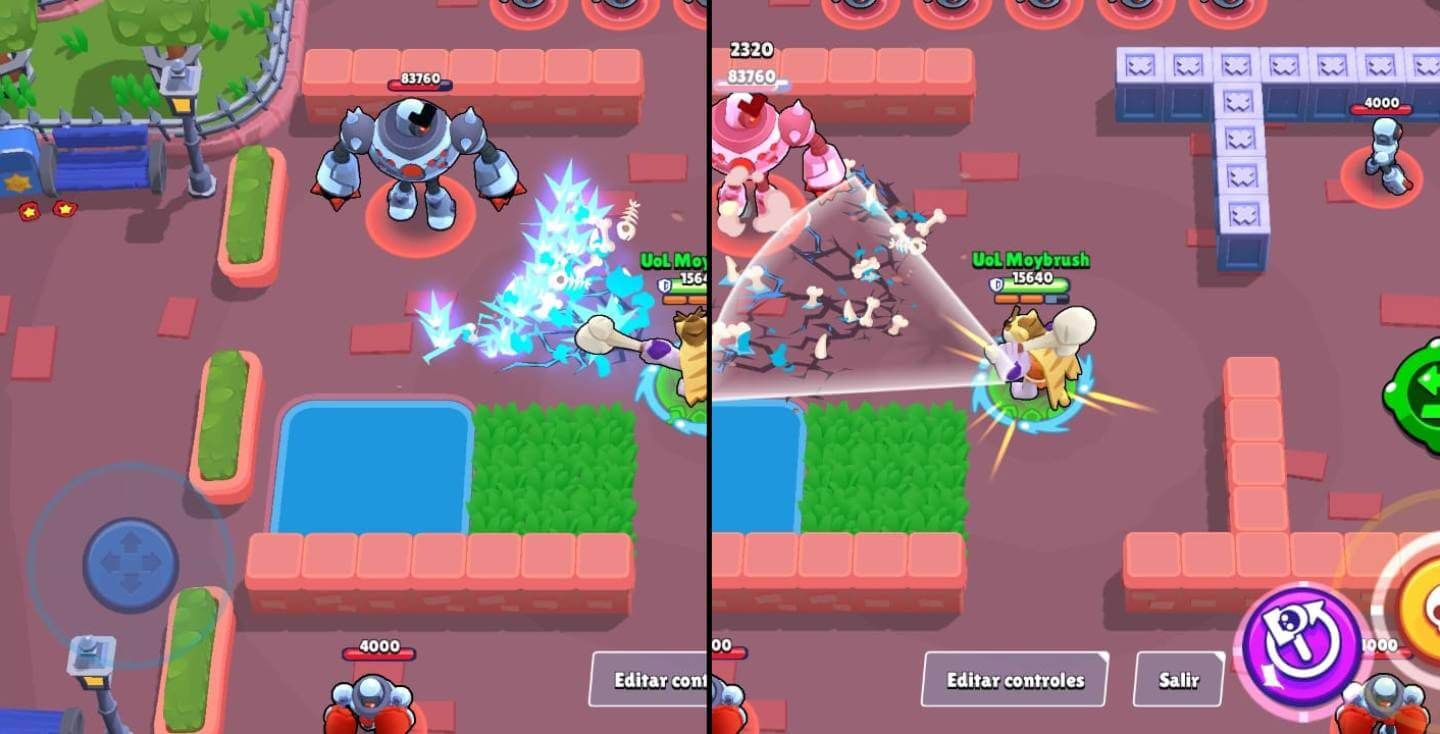  La hitbox de Frank en Brawl Stars, sin daño con auto-aim