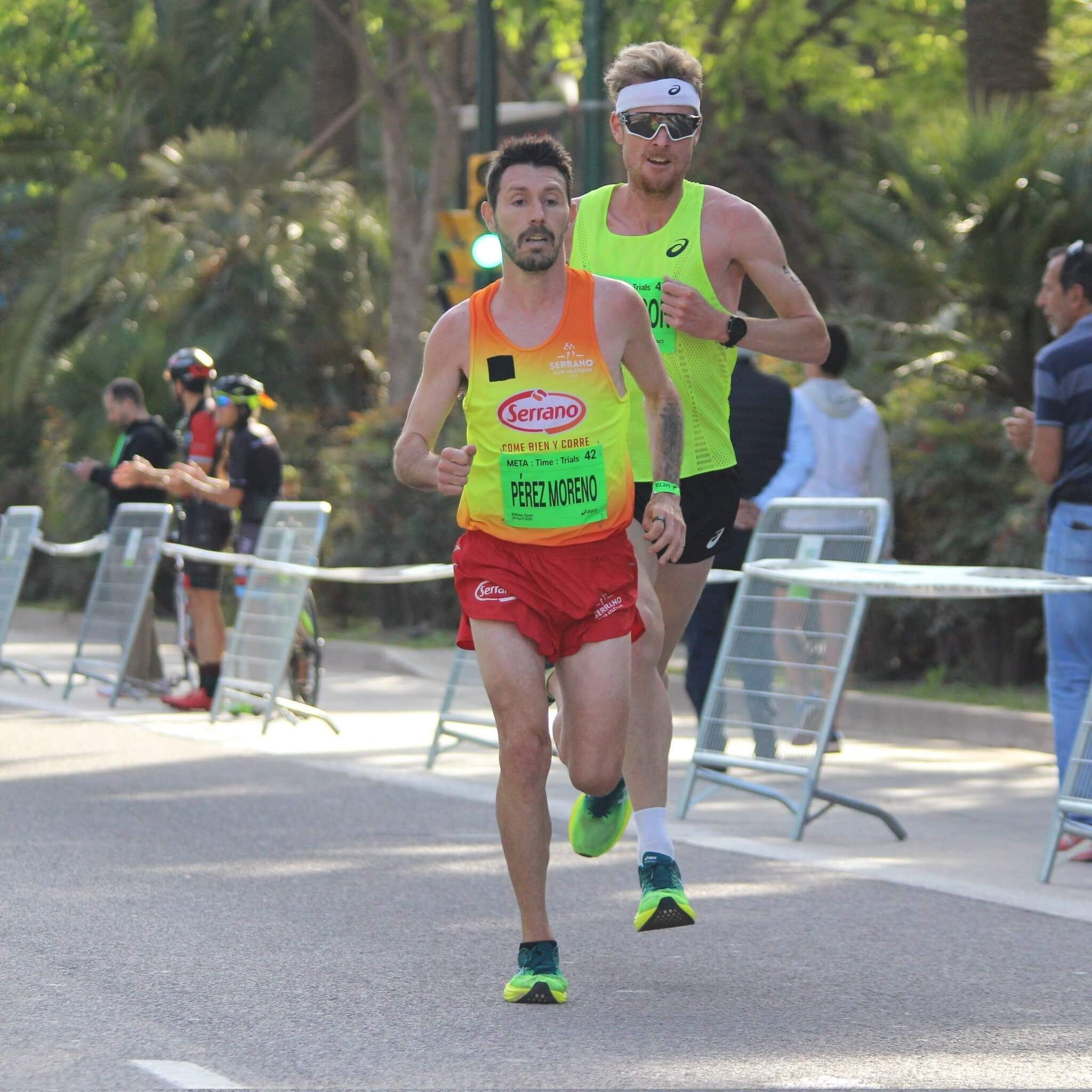  Juan Antonio Pérez durante una carrera. (Fuente: @perez_chiki)