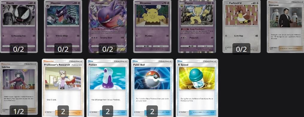  El mazo de Gengar con Hypno, de los más abusivos para controlar al enemigo.