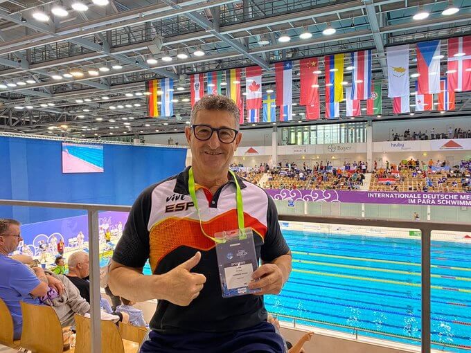  Chano Rodríguez, nadador paraolímpico.