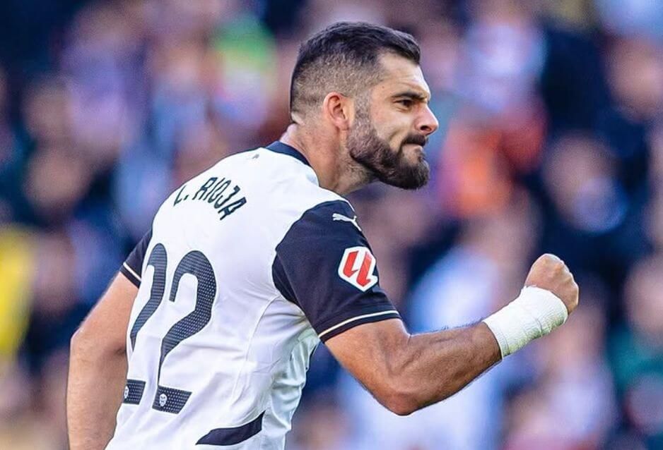  Gol de Luis Rioja ante el Deportivo Alavés.