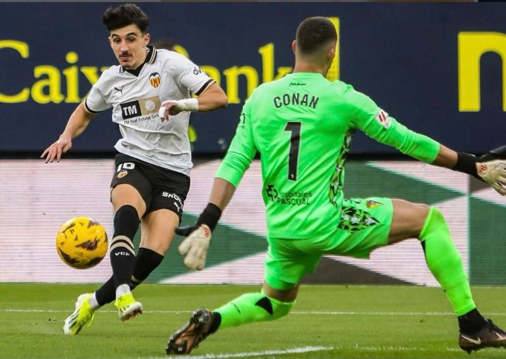  Gol en el Cádiz-Valencia CF