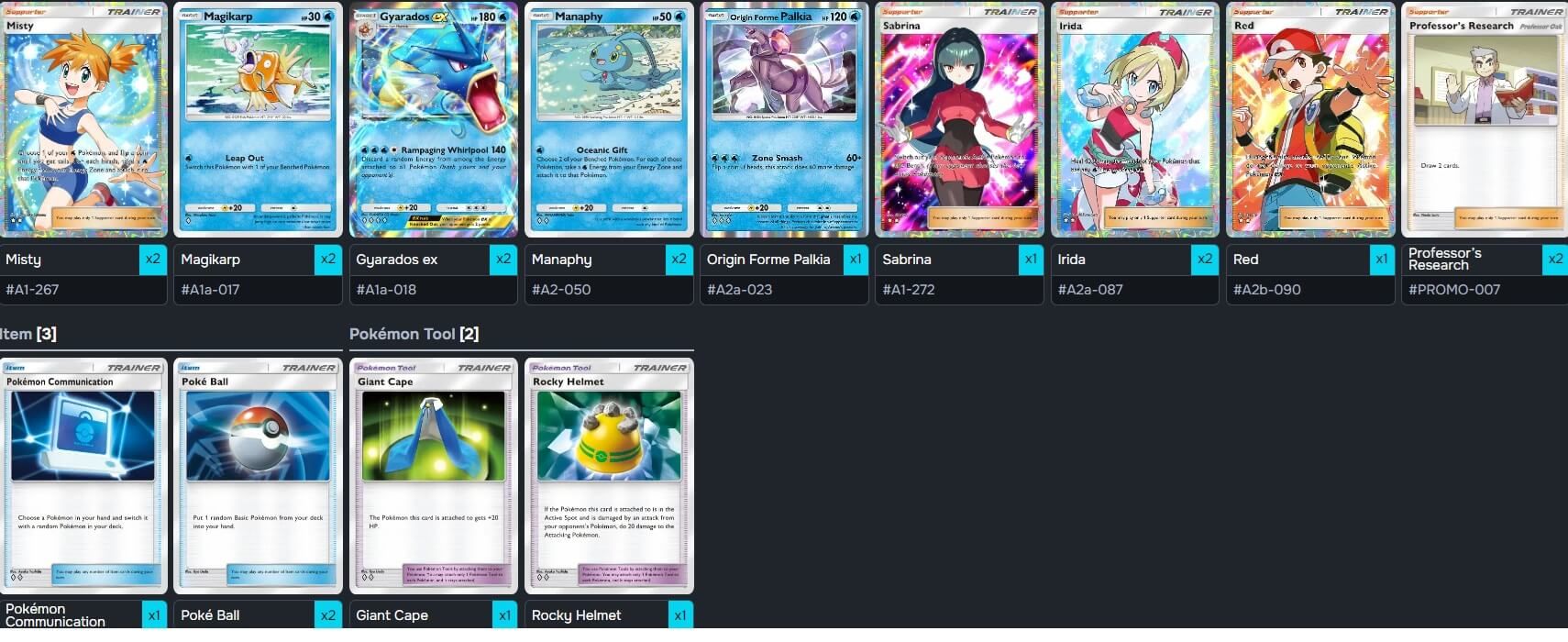  Gyarados es uno de las mejores cartas en el meta para combatir el mazo de Giratina.