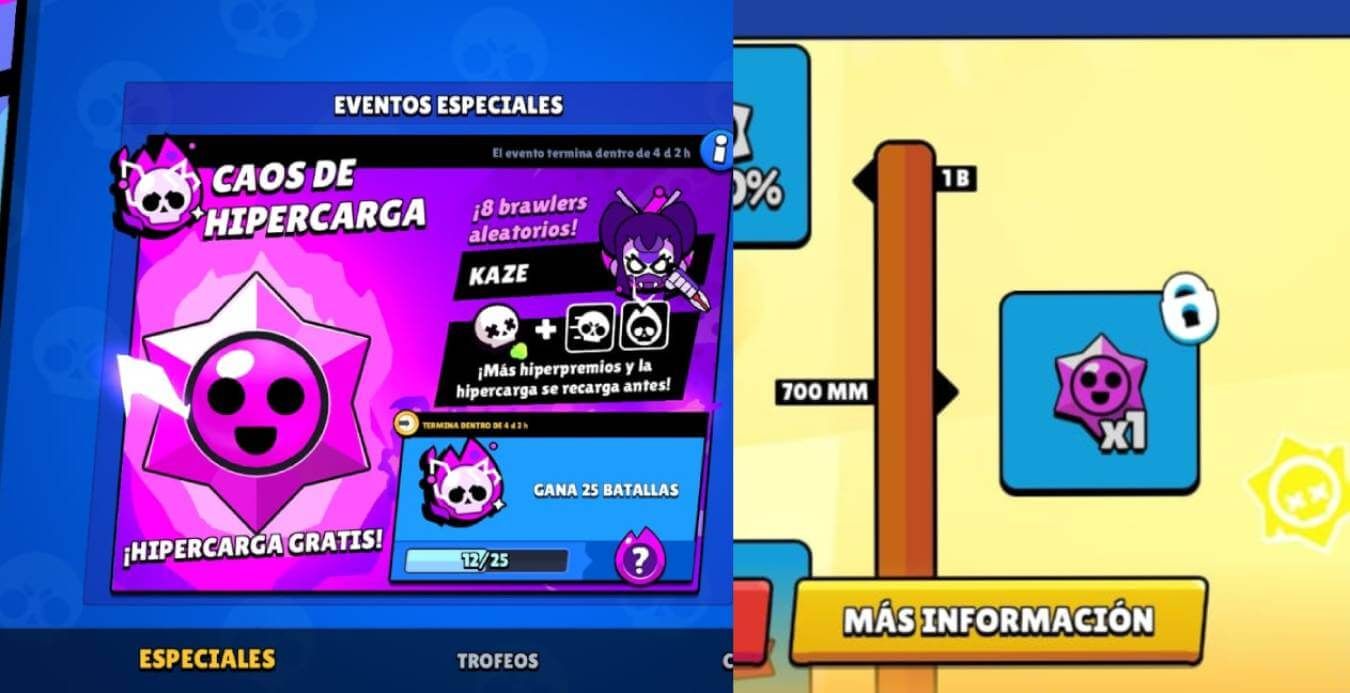 Las Hipercargas gratis de junio en Brawl Stars