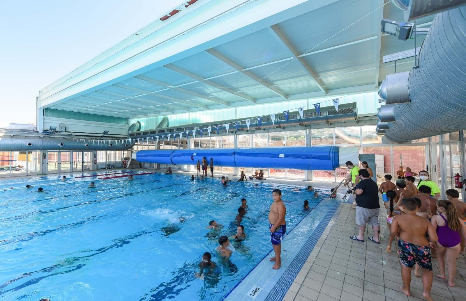  La piscina del complejo deportivo del Tiro Línea en Sevilla.