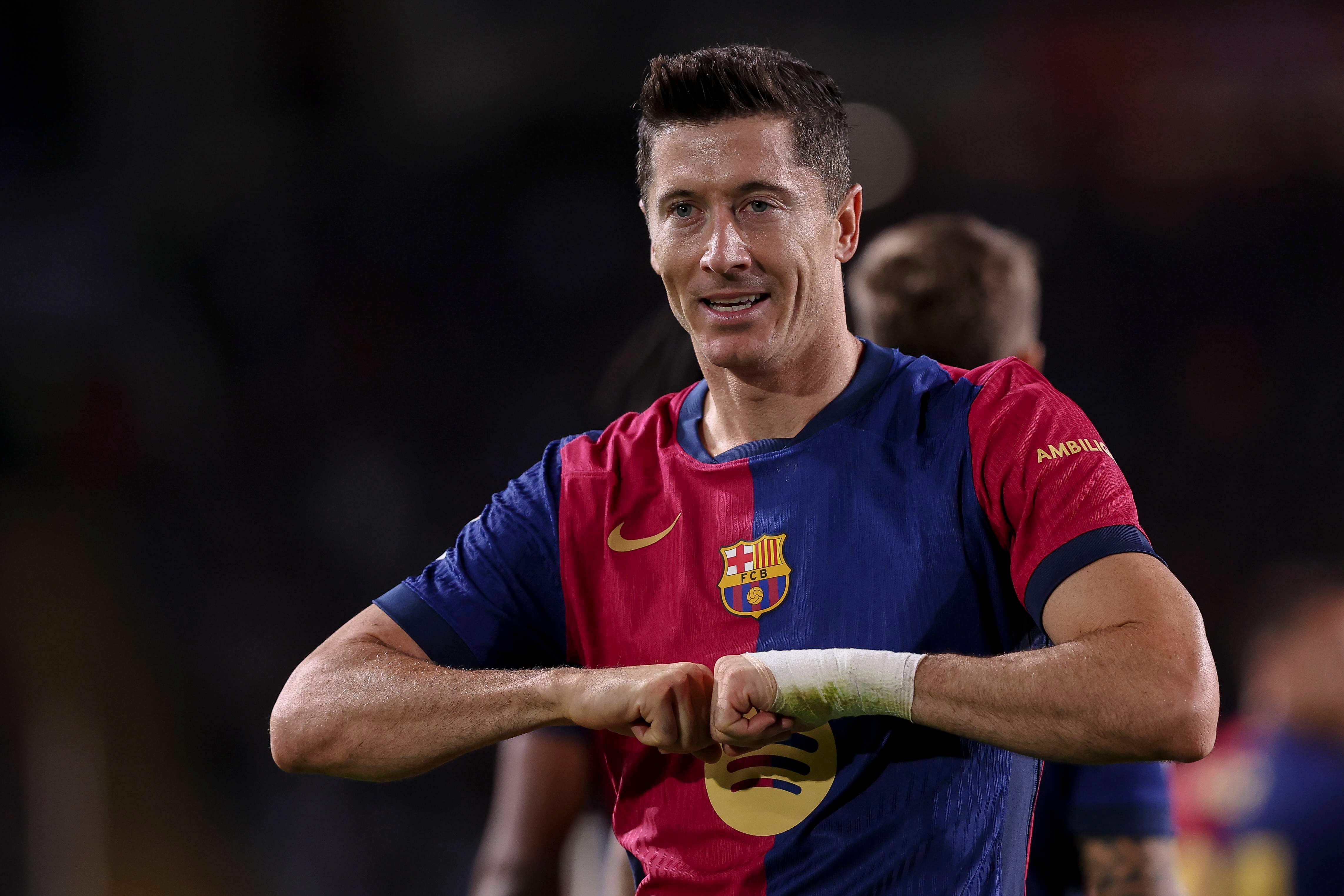  Robert Lewandowski está consiguiendo volver a su mejor nivel con Hansi Flick en el Barcelona.