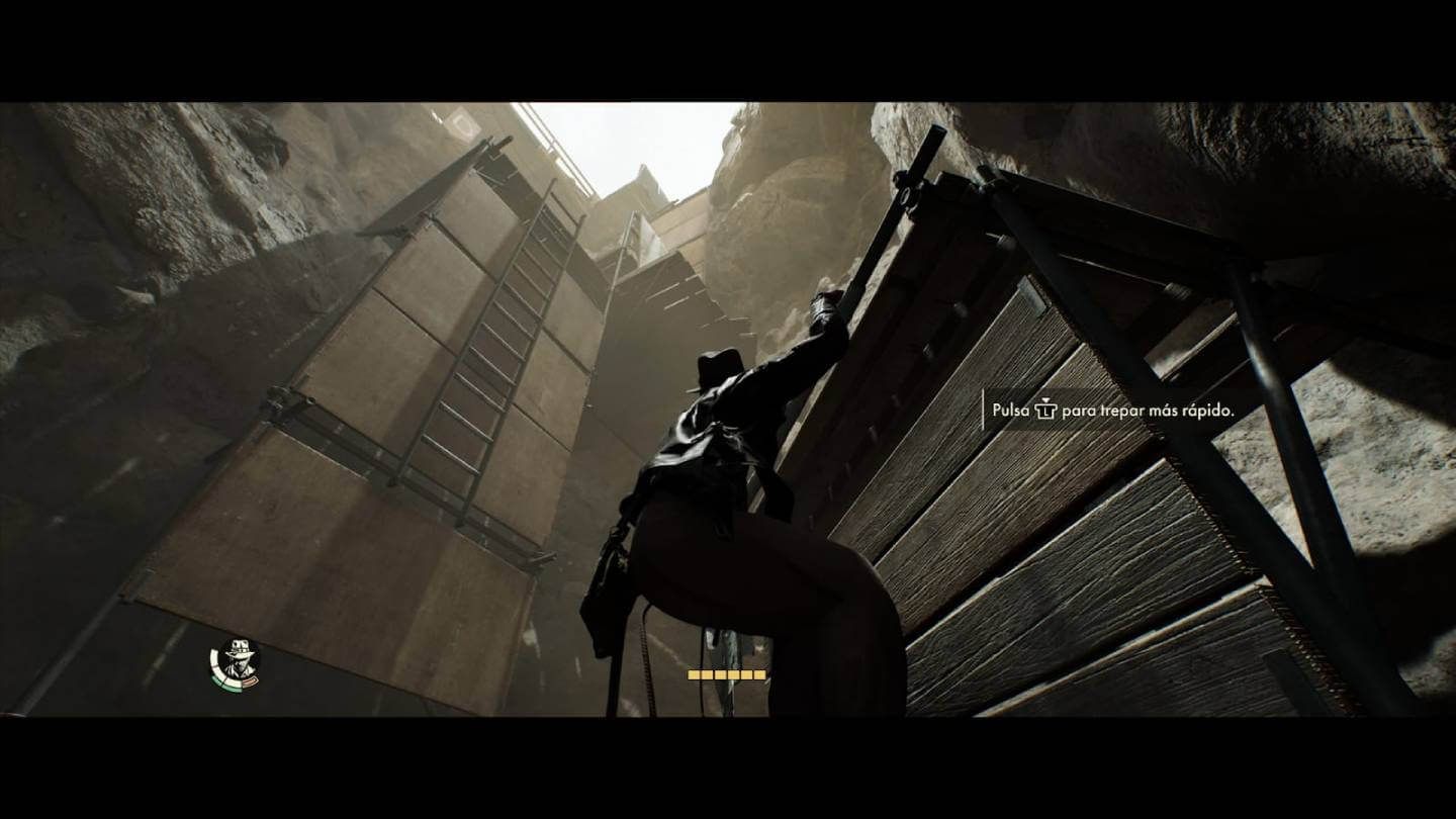  La falsa cámara en 3ª persona de Indiana Jones y el Gran Círculo